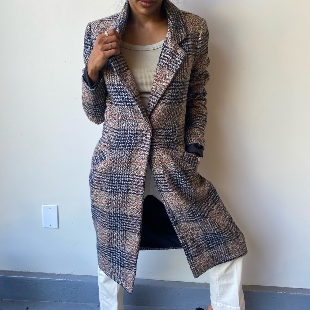 Cotton On Tweed Coat - Picture 2 of 5